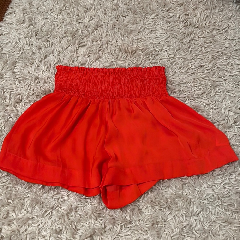 redish-orange skort!
